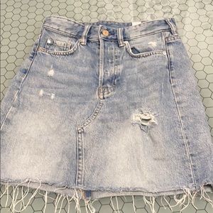 H&M denim skirt